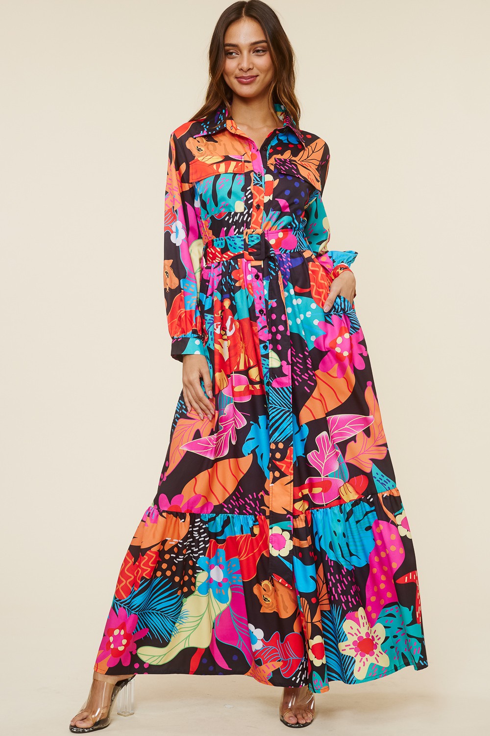 Printed Maxi Dress